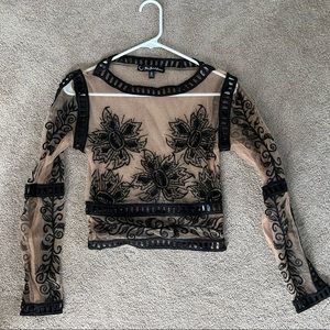 For love and lemons mesh top